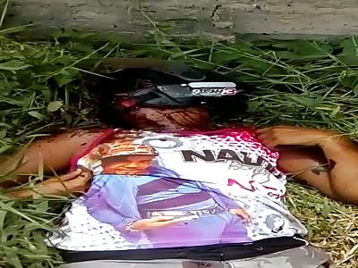 Murdered man with head shot