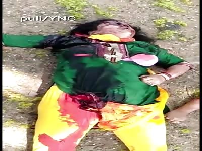 Graphic Head-on Crash Aftermath