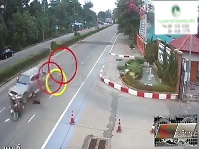 CCTV. Accident