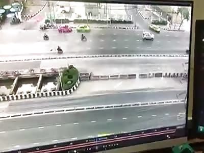 CCTV. Accident