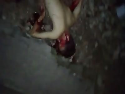 Murdered man with head shot