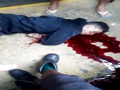 Murdered man with head shot