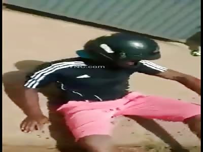 Man is brutally punished