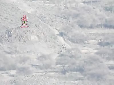 Yemen: ATGM Strike Against Houthi Vehicle Loaded with Ammo