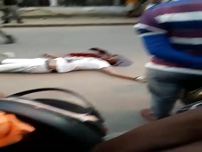 The man shoots at the girlfriend and hits another woman immediately co