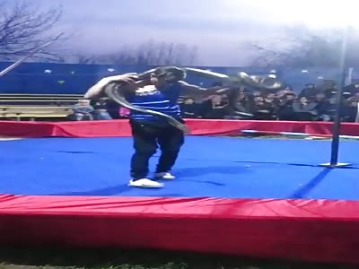 Python Kills Snake Charmer During Live Performance