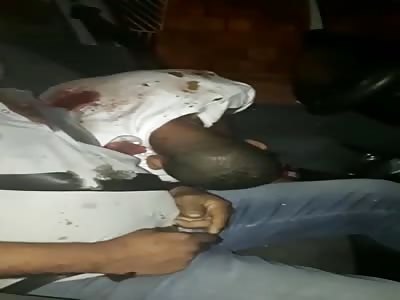 Two Bandits Shot Dead by Police at the Assault on Bank Rio de Janeiro