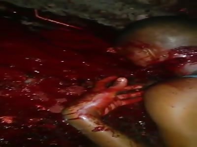 Murdered man with head shot