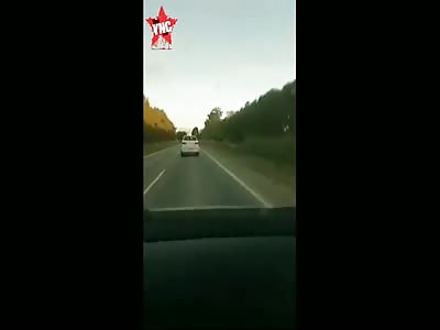 Taxi driver fell asleep and hit the driver of a motorbike