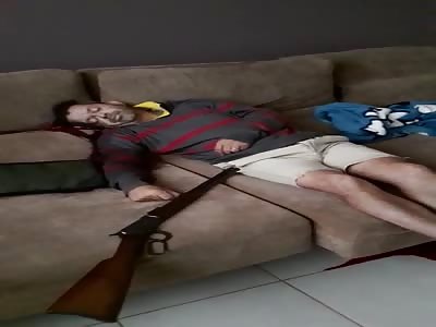 Man Shoots Himself With A Shotgun 