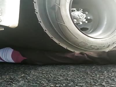 Accident!!!! Man crushed by bus