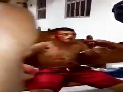 Moron Beaten for Stealing From a Church