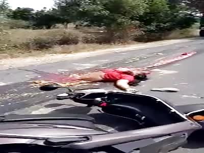 Scooter Girl Turned into Pasta