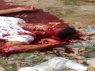 Murdered man with head shot