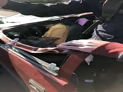 Brutal and fatal accident.