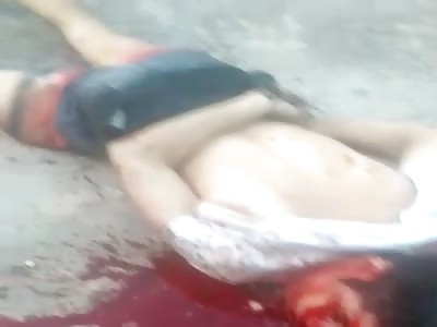 Murdered man with head shot