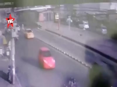 CCTV. Accident