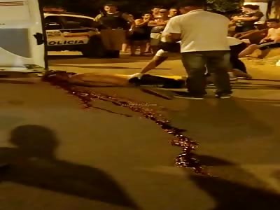 Murdered man with head shot