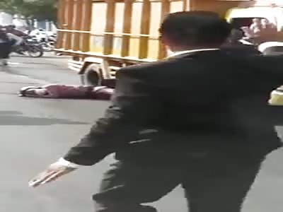 Man in agony after accident