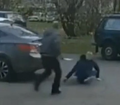 A Previously Convicted Man with a Knife Seriously Injured a Resident