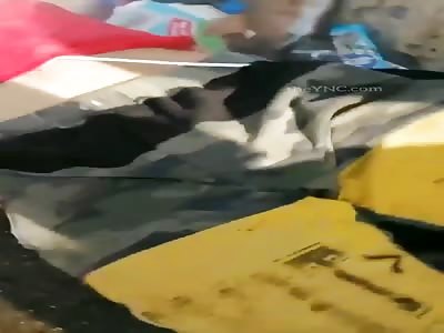 A protester was shot in the head by security forces