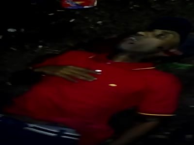 Murdered man with head shot