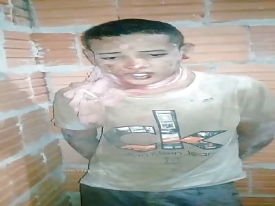 thief is interrogated before being beheaded