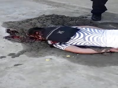 Murdered man with head shot