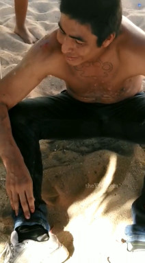 Mexican Gang Member Hacked by Rival with Cane Knife