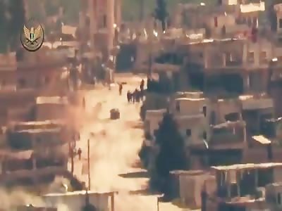 Idlib - On the front in Hazain.