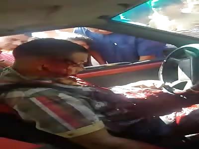 Man executed inside his car