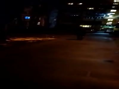 Man receives several shots by the police