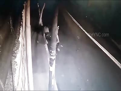 man beats a woman outside the University of Mexico City