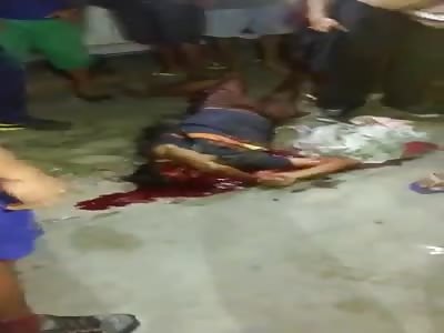 Man agonizing after Shots