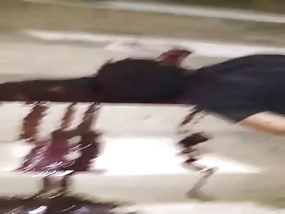 Man gunned down by receding beads 