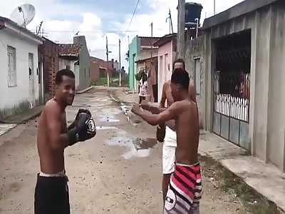 LOL... Man is knocked out