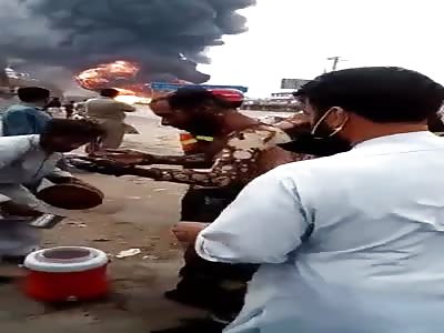 Car bomb victim in syria