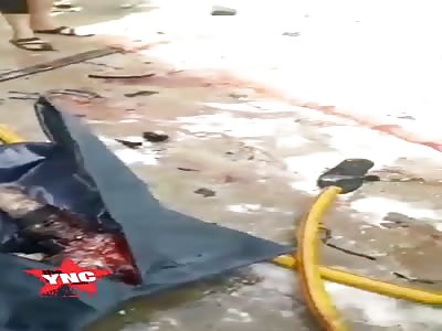 Car bomb belonging to the FSA gang next to the Fatimat'ul Zahra Mosque