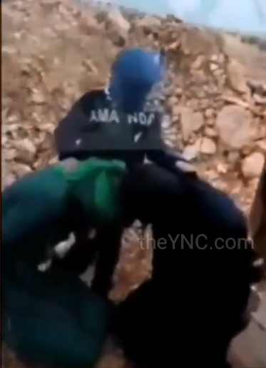 Two Captives Executed with Machine Guns then Set Ablaze