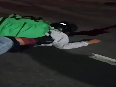 Home delivery worker suffers accident