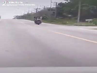Pursuit ends in brutal accident 
