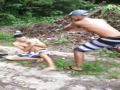 Justice & Karma.... Man brutally punished by rivals 