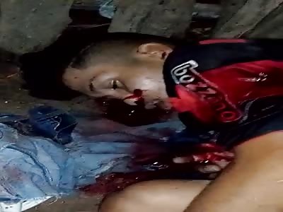 Murdered man with head shot Brazil