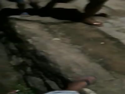 Murdered man with head shot Brazil