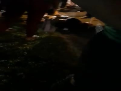 Shocking accident with biker