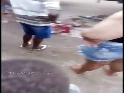 Shocking. Not that he was riding a bike is crushed by truck 