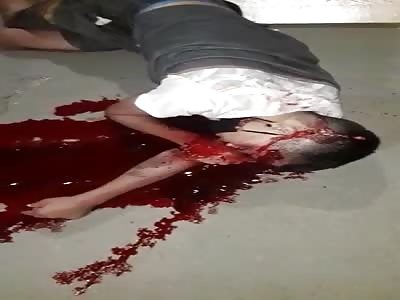 Murdered man with head shot Brazil