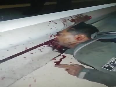 Man He's executed with a headshot 