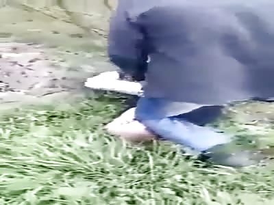 The Russian who hit the Muslim woman