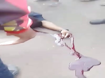 Murdered man with head shot Brazil